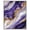Silver Frame, variant on Gemstone Labyrinth I Canvas Amethyst Wall Art by Art Remedy, Gallery Wrapped, 16 x 20