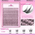 thumbnail image 2 of Extensiones de pestañas MOONKALI Natural Lash Clusters 10-16 mm CC Curl, 2 of 9