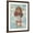 Brown Frame, variant on Art.com Flamingos in Teacup Art Print by Fab Funky, 12" x 16"