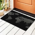 thumbnail image 2 of XMXY Map of The World Area Rugs Doormat Outdoor Entrance, Facecloth Non-slip Floor Mat Rug for Living Room Kitchen Sink Area Indoor,72"x48", 2 of 9