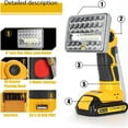 thumbnail image 4 of 3W handheld lighting fixture suitable for outdoor LED lights with 18V lithium batteries, 4 of 5