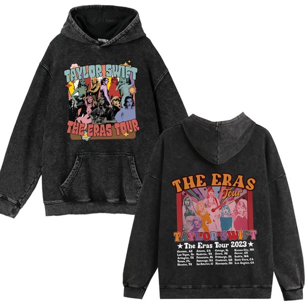 Taylor-Sudadera Vintage con capucha para hombre y mujer, suéter de algodón 100% con estampado de álbum de medianoche, ropa de Tour de las Eras