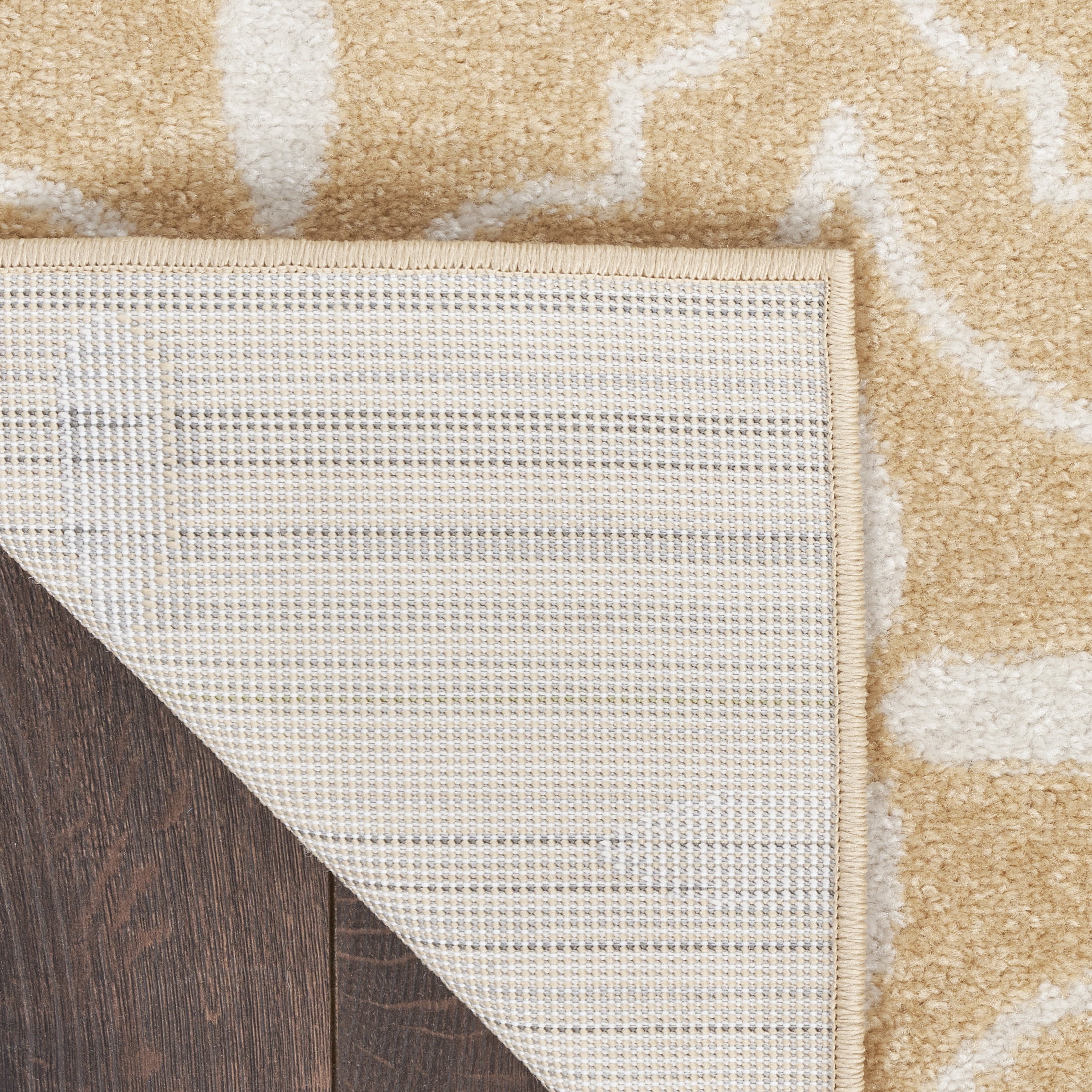 Nourison Essentials Outdoor Beige Ivory 6' x 9' Area Rug (6x9)