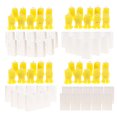 thumbnail image 4 of Luces De Té Sin Llama Decorativas Para Que Parpadean De Tealight Con 10 Bolsas De Luminarias Extraordinarias Doble corazón Macarena Vela LED con bolsas luminosas, 4 of 8