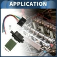 thumbnail image 2 of Resistor del motor del soplador HVAC Unique Bargains No.6845796 para Vauxhall Corsa MK III para Opel Adam para Opel Corsa D 06-19, 2 of 6