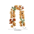 thumbnail image 3 of EWASWON Artificial Fall Maple Leaf Garland 78.7 Inch Hanging Vine Thanksgiving Autumn Decor for Mantel Fireplace Home Wedding Party, 3 of 6