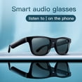 thumbnail image 4 of Lunettes de Soleil Intelligentes Audio Bluetooth/ Haut-Parleur Intelligent/ Lunettes Bluetooth/ Lunettes Intelligentes/ Lunettes de Soleil Bluetooth/ Unisexe - Audio Ouvert Exceptionnel - Verres Teintés Noir Transparent, 4 of 10