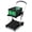 Green, variant on GARVEE Foldable Shopping Cart 2-Tier Collapsible with Removable Storage Crate
