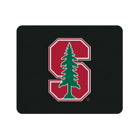 Black Stanford Cardinal Primary Logo Mouse Pad