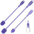 thumbnail image 1 of Juego de cepillos limpiabotellas A-Brush de silicona, 3 piezas, libre de BPA, 1 of 8
