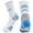 Blue, variant on Xijirk Athletic Crew Socks Cushioned Arch Support Running Sports Socks Size:M