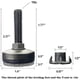 thumbnail image 2 of 3/8 Threaded Leveling Feet - Heavy Duty, 4 Pack, Black, 2 of 5