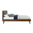 thumbnail image 2 of Linon Mid Century Platform Queen Upholstered Bed, 2 of 7