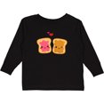 thumbnail image 3 of Inktastic Peanut Butter and Jelly Boys or Girls Long Sleeve Toddler T-Shirt, 3 of 5
