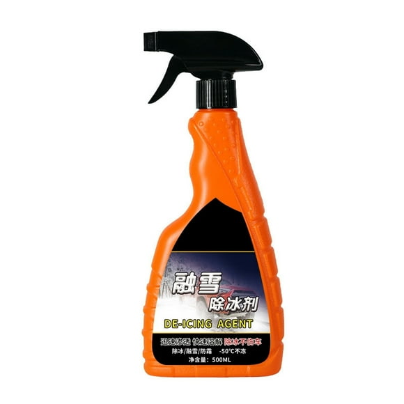 Auto Glass Deicer Refrigerator Defroster Deicer Windshield Fast Ice Melting Antifreeze Snow Melting Agent 500ml