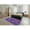 thumbnail image 4 of Ahgly Company Indoor Rectangle Patterned Tyrian Purple Area Rugs, 5' x 7', 4 of 6