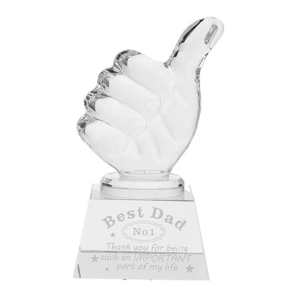 Crystal Trophy Thumb Trophy Award Trophy Thumb Trophy Statue Hand Gesture Trophy