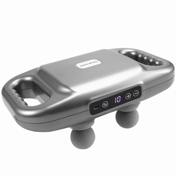 Instrumento de Masaje Eléctrico con Vibración para Relajación de la Espalda y la Cintura, Inalámbrico, con Carga USB, Masajeador Deportivo, Máquina de Fascia para el Hogar