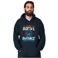 thumbnail image 3 of Going to Social Distance Your Pitches Men's Big & Tall Graphic Hoodie Brisco Brands 5X, 3 of 5
