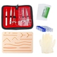 thumbnail image 2 of de Práctica de Suturarere Almohadilla de Suturarere de Silicona de 3 Capas Entrenamiento Simulado para Practicar Dermatología Aprendizaje Enseñ shamjiam Almohadilla de práctica de cirugía, 2 of 7