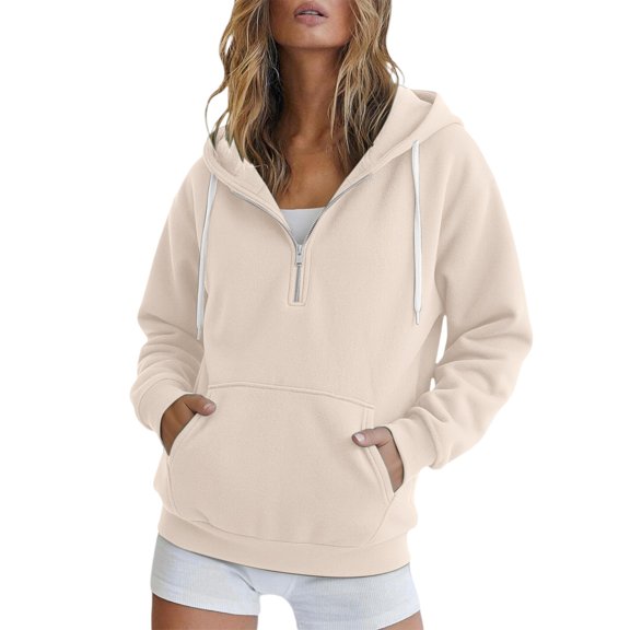 Certgust Hoodies for Men Womens Oversized Zip Hoodie Sweatshirt Long Sleeve Casual Fall Jacket with Pockets Drawstring Top