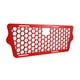 thumbnail image 2 of Center Grille Honeycomb Mesh Decoración de alto rendimiento, reemplazar directamente, instalación fácil para Sl R Le Slr S Rojo, 2 of 8