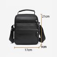 thumbnail image 2 of Bolso de viaje para hombre bolso informal Vintage para teléfono móvil bolso de negocios con múltiples bolsillos, 2 of 9