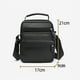 thumbnail image 3 of Bolso Bandolera para Hombre Bolso para Cuero Genuino Vintage Viajes Negocios (S), 3 of 9
