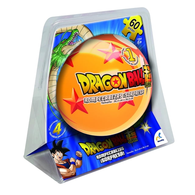 Rompecabezas Dragon Ball Super en Esfera Metálica 60 piezas Novelty Único