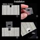 thumbnail image 4 of 10 pcs Clear Vertical Blind Repair Tabs, Blind Replacement Slats Fixer Parts, Foldable Design Blind Repair Shutters, 4 of 5