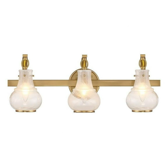 3 Light Bath Vanity in Modern Style-8.75 inches Tall and 24 inches Wide Bailey Street Home 159-Bel-4954898