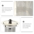thumbnail image 3 of Miangastore Stainless Tea Strainer Insert Tea Infuser Tea Pot Accessories Tea Filter Mesh, 3 of 8