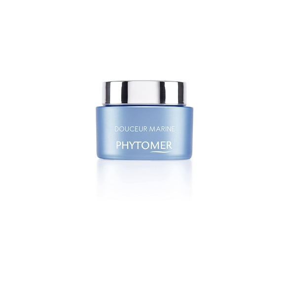 Phytomer Douceur Crème Hydratante Apaisante Marine pour le Visage / Réduit les Rougeurs, Calme la Peau Sensible / Hydratant Probiotique pour le Visage pour Peau Sèche / Durable, Ingrédients Naturels / 50 ml