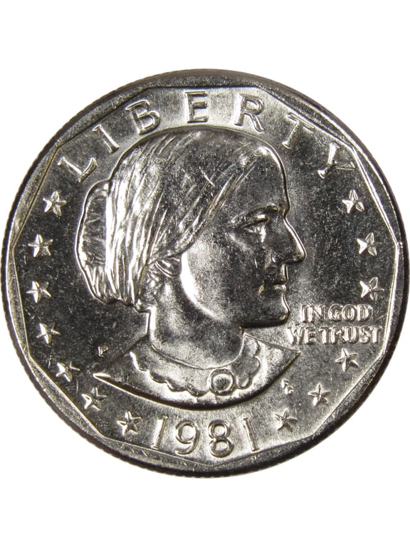 1981 P Susan B Anthony Dollar BU Uncirculated Mint State SBA $1 US Coin