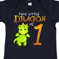 thumbnail image 4 of Inktastic Dragon 1st Birthday Turning One Boys or Girls Baby Bodysuit, 4 of 5
