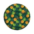 thumbnail image 2 of Easygdp Pineapples with Palm Leaves Automobile Tire Dust Cover, 14-17in Spare Tire Cover Universal Fit for Trailer, Car, Truck, SUV, Jeep - 16 inch, 2 of 9