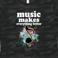 thumbnail image 4 of Inktastic Music Makes Everything Better Women's T-Shirt, 4 of 5