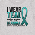 thumbnail image 4 of Inktastic I Wear Teal for My Grandma-ovarian Cancer Awareness Boys or Girls Baby T-Shirt, 4 of 5