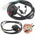 thumbnail image 2 of 1 Pcs Universal Motorcycle Kill Switch Red Push Button Horn Starter Dirt Bike ATV UTV Dual Sport For 22mm Handlebar Mounted Bars, 2 of 4