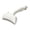 White, variant on Pet Grooming Comb, Deshedding Brush for Detangling and Dematting Long, Double Sided Undercoat Rake, Pet Grooming Tool, 6.7×4 Inch Pet Brush with Ergonomic Handle, Skin-Friendly,White
