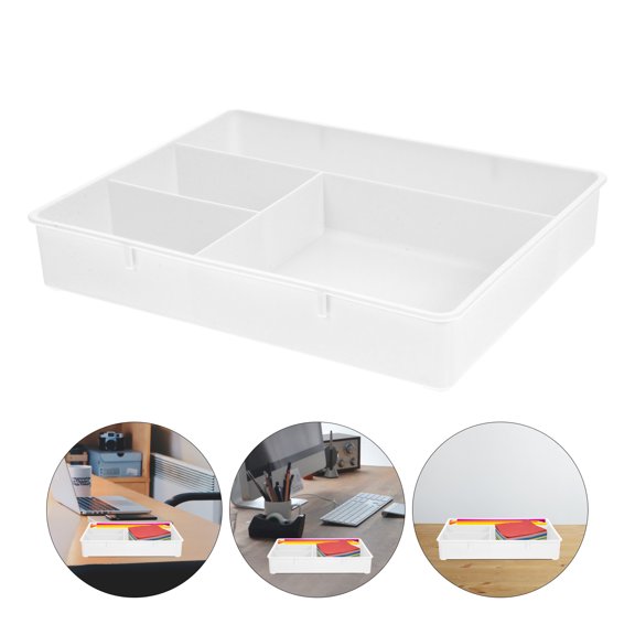 MLINS  3 Pcs Small Drawer Organizer Bins Divided Storage Tray