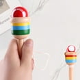 thumbnail image 7 of Gallickan Game with Ball Paddle Ball with String Cup and Ball Game Mini Wood Catch Ball Hand Eye Coordination Ball Catching Cup!, 7 of 7