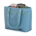 thumbnail image 3 of Igloo 20 Can Capacity Laguna for Her Zippered Dual Compartment Soft-Sided Tote Cooler Bag, Powder Blue, 3 of 8