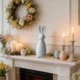 thumbnail image 6 of White Vintage Rabbit Figurine, Easter Wooden Rabbit, Vintage Easter Ornament, Easter Home Decor Indoor, Rabbit Gift Decor for Home, Shelf, Tabletop Decor & Easter Gifting, 1pc, 6 of 6