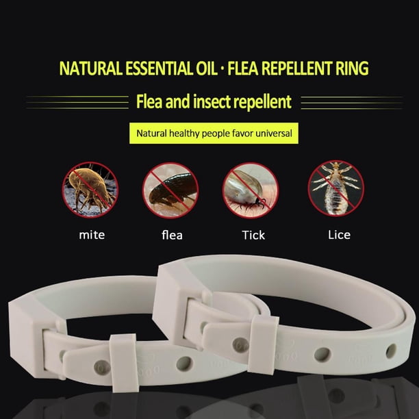 10 Uds. Collar ajustable para mascotas antimosquitos y pulgas (gato)