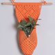 thumbnail image 2 of Tapiz de macramé para decoración de pared, regalo, arte de pared de macramé para decoración del hogar (naranja), 2 of 6