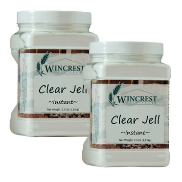 WinCrest Clear Jel Canning Starch - Instant - 2.5 Lb Bulk (Pack of 2)