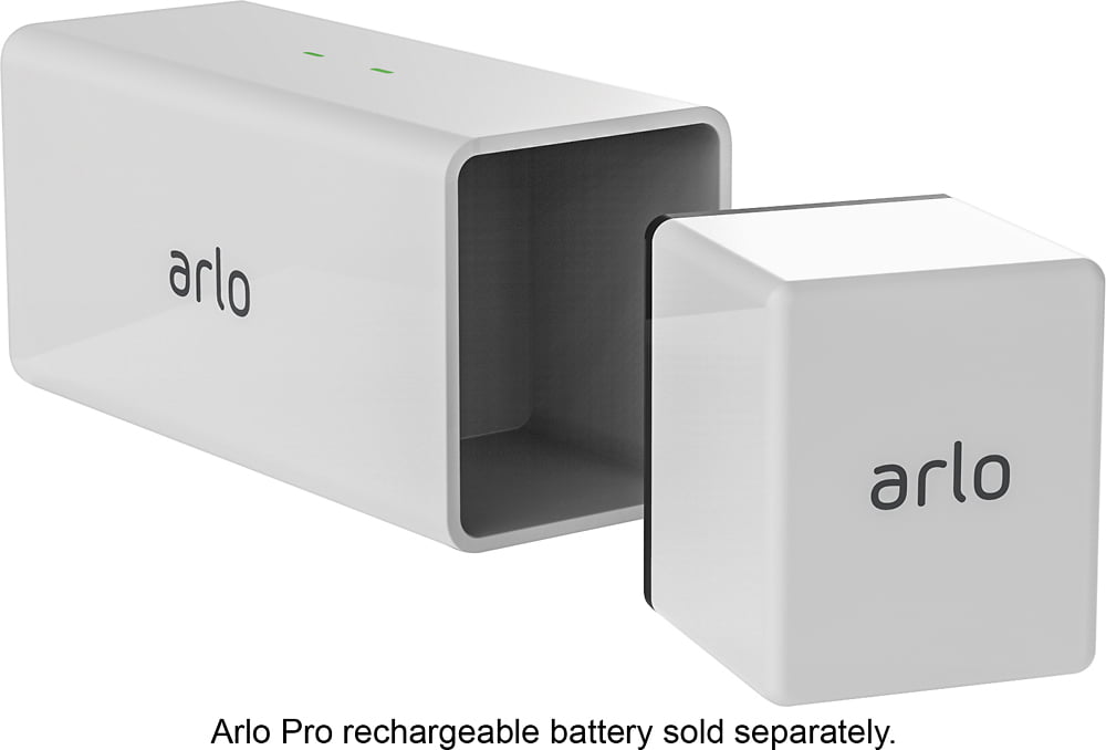 Charging Station For Arlo Pro And Arlo Pro 2 And GO Rechargeable Batteries White 