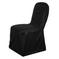 thumbnail image 6 of Efavormart Stretch Scuba Banquet Chair Cover Dinning Event Slipcover For Wedding Party Banquet Catering - Black, 6 of 8