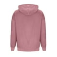 thumbnail image 6 of Womens Zip Up Jackets Spring Casual Solid Color Loose Long Sleeve Outerwear Oversized Lightweight Soft Vintage Fashion Warm Basic Suede Jacket with Pockets Fall Winter, 6 of 8